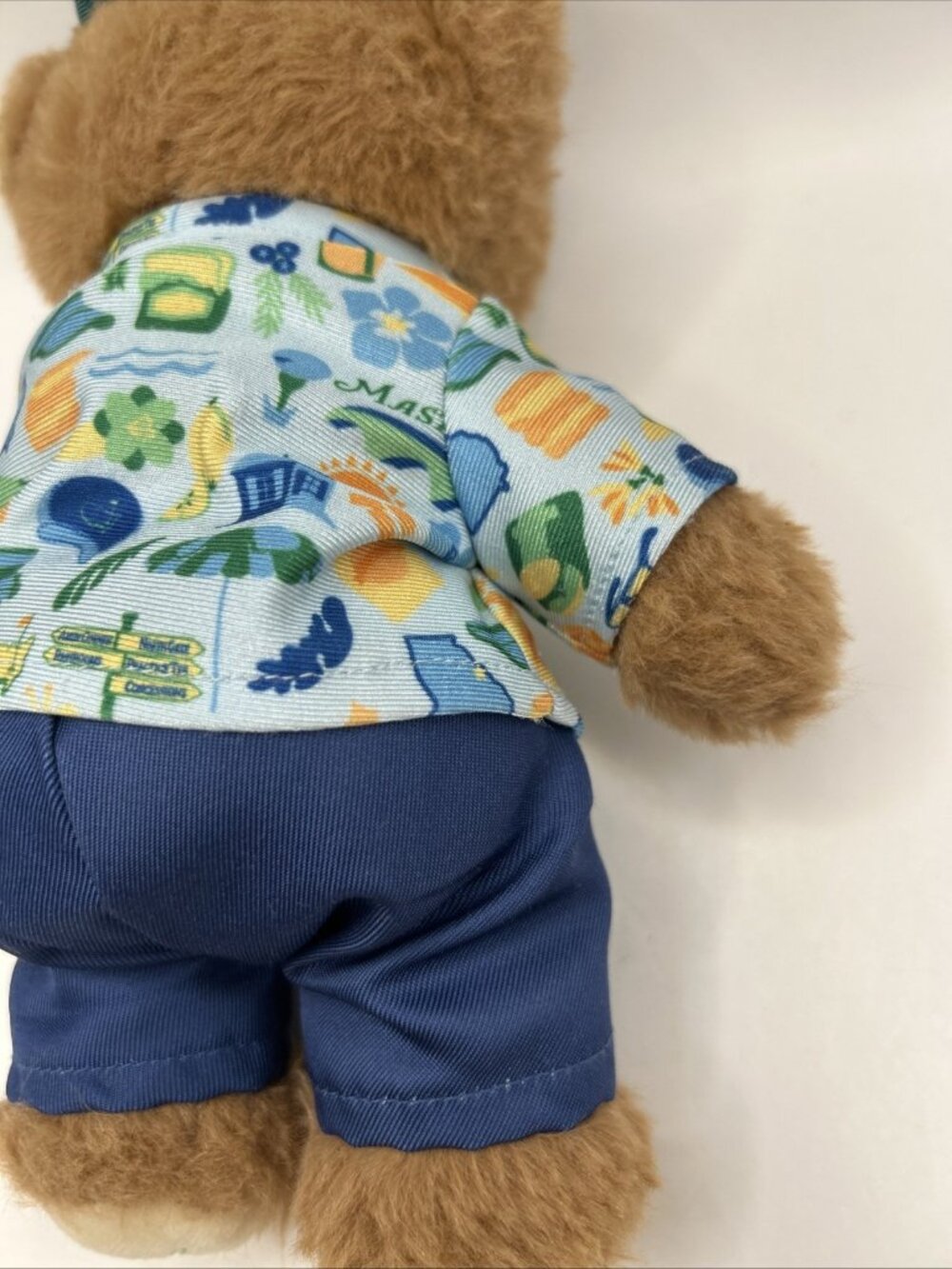 2026 Masters Tournament Boy Teddy Bear Plush Blue Shirt Cap Stuffed Animal Golf - Picture 12 of 16